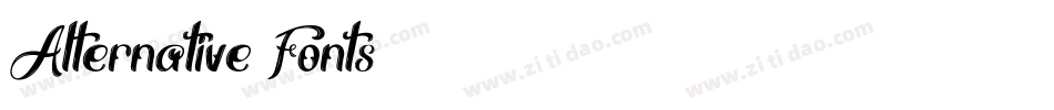 Alternative Fonts字体转换